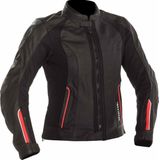 Richa - Nikki - Leren Jas - Zwart - Nappaleer - D3O Beschermers