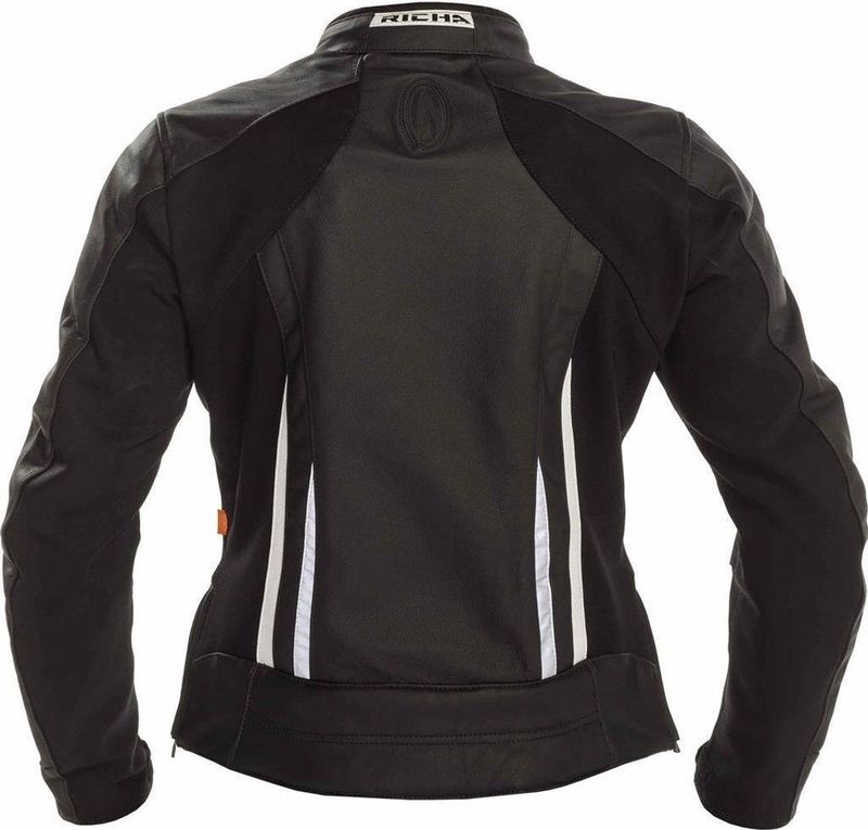 Richa - Nikki - Leren Jas - Zwart - Nappaleer - D3O Beschermers