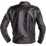 Richa - Normandie - Motorjas - Zwart - Runderleer - Retro Design