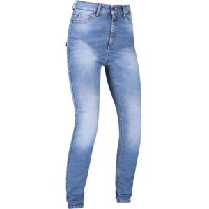 Richa Second Skin Damen Jeans kurz washed blau 34 - Motorradbekleidung - Motorradhosen - Motorrad Jeanshosen