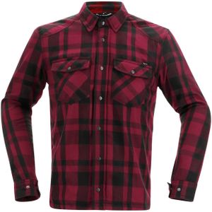 Motorshirt Richa Forest Zwart-Burgundy