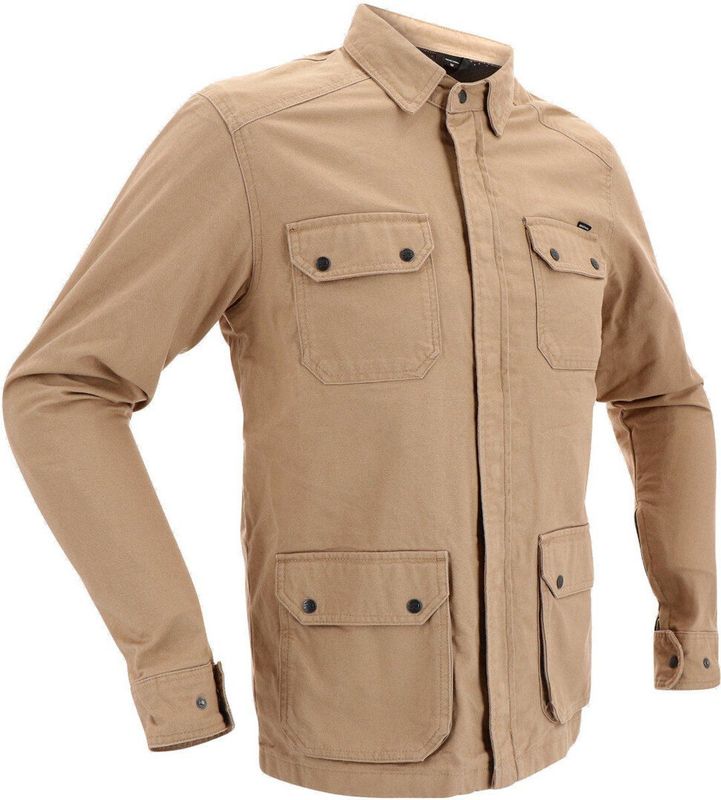 Richa - London Sand - Motorshirt - Bruin - Katoen, Polyamide, CE Level 1 Bescherming
