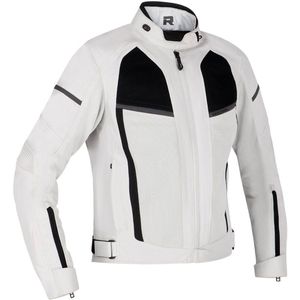 Richa Airstorm WP Dames Zwart Lichtgrijs Textiele Motorjas - Maat XXL - Jas