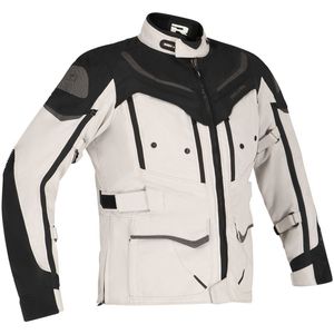 Richa - Infinity 2 - Textiele Motorjas - Zwart/Lichtgrijs - CE Level 1 Bescherming