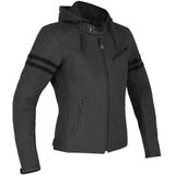 Richa - Toulon Black Edition - Dames Leren Motorjas - Zwart