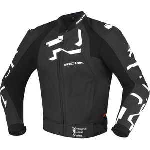Richa - Stradale - Leren Motorjas - Zwart Rood