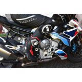 Richa - Stradale - Motorbroek - Zwart Wit - Polyester Rundleder