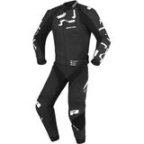 Richa - Stradale - Motorbroek - Zwart Wit - Polyester Rundleder