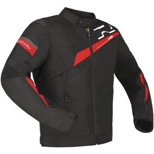 Richa - Gotham 3 WP - Textiele Motorjas - Rood - Waterproof, CE Level 1 Bescherming