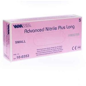 Advanced Handsch Nitril+ Long Poedervrij S 100