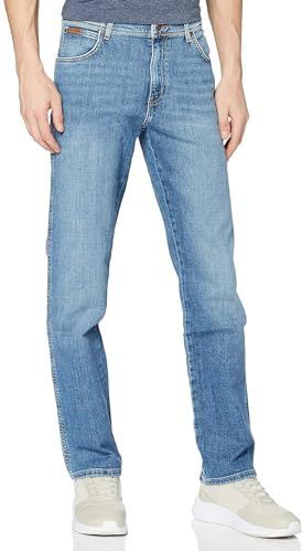 Wrangler Herren Texas Straight Jeans, Worn Broke, 32W / 34L EU