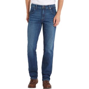 Wrangler - Texas Stretch - Jeans - Blauw - 98% Katoen 2% Elastan
