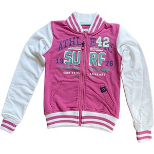 EMOI Vest - Roze/Wit - Maat 152