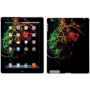 Royal Sticker, selbstklebend, für Tablet Colorful Flowers iPad 3