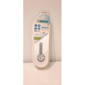 Oxypas - Oxyfoam Inlegzool - Wit - Materiaal met Natuurlijke Demping