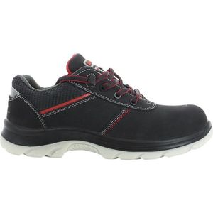 Safety Jogger - Vallis S3 - Veiligheidsschoen - Zwart - Leer - Rubber