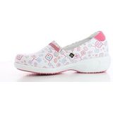 Oxypas - Lucia ESD - Werkschoen - Fuchsia - Lederen Buitenkant