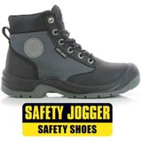 Safety Jogger - Dakar - Werkschoen - Zwart - Stalen Neuskap - Slipvast
