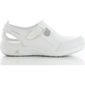 Oxypas - Lilia - Medische Schoen - Wit - Leder - Antislipzool