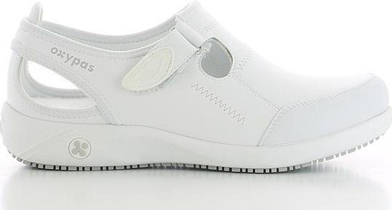 Oxypas - Lilia - Medische Schoen - Wit - Leder - Antislipzool