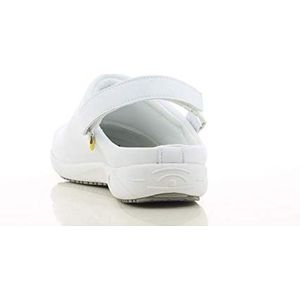 OXYPAS REMY : Professionele slipper in leder - Maat 42 - Wit