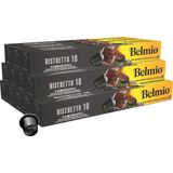 Belmio Koffiecups - Ristretto Koffie - Intensiteit 10 - Compatibel met Nespresso® - 120 Stuks (12 x 10)