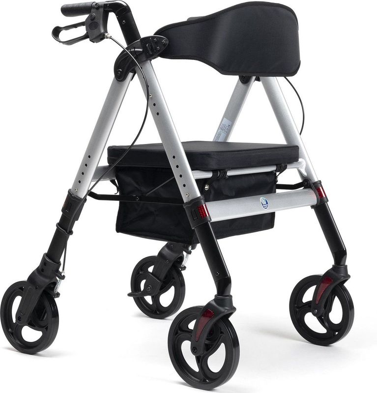 Goliat - Rollator - Zwart - Aluminium - Belastbaar tot 200 kg