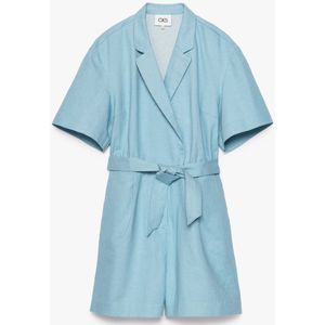 CKS - Jana - Jumpsuit - Katoen - Korte Mouwen - Striksluiting