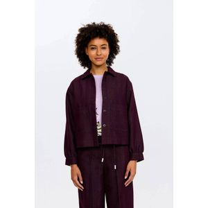 CKS - Denim Jasje - Donkerpaars - Dames - Lange Mouwen