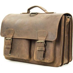 College Bags Ruitertassen Calvin Authentieke Vintagelook Tas - Heren