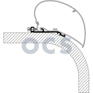 Thule Flat adapter voortentadapter voor Omnistor 9200, 6300 en 6200 6,0m