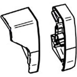 Thule Eindkap Lead Rail LH+RH 9200 Crème