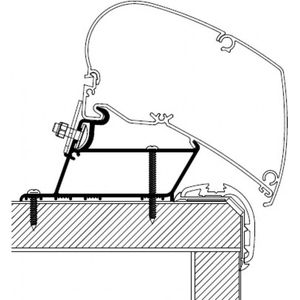 Thule Luifel Adapter Malibu Dak 5,0 m