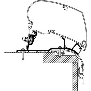 Thule Adapter Caravan Daktop LED 5 Meter