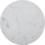 Atmosphera Marble bijzettafel set 2 - Goudkleurig en marmer - Salontafel