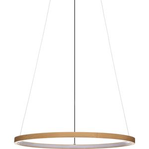 Design Hanglamp Finn 50 cm Beige - Bamboe - LED - Warm wit