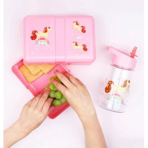 A Little Lovely Company Back to school set - Drinkfles / Lunchbox - Paard