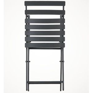 Hesp�éride Luxe bistrostoel - Greensboro Stoel - Grafietgrijs - 50x42x81cm