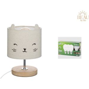 BEAU by Bo Nachtlamp poes met 3 LED lampen E14