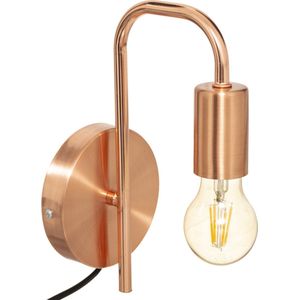 Atmosphera Wandlamp - Lamp - Koper en Metaal - H25cm