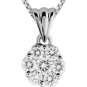 Orphelia HD-4211 - Hanger - 18 Karaat Witgoud / Diamant 0.35 ct