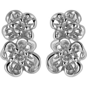 Orphelia - Dames Stud Oorbellen - Zilver - 925 Sterling Zilver