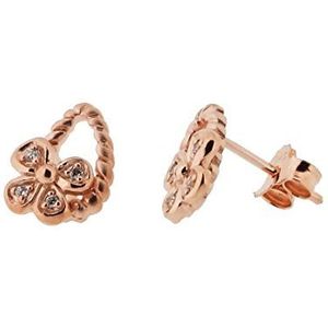 Orphelia - Stud Earrings - Roze - 925 Sterling Zilver
