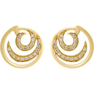 Orphelia - Elaine - Oorbellen - Goud - 925 Sterling Zilver
