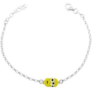 Orphelia - Minion - Kinderarmband - Zilver - 925 Sterling Zilver