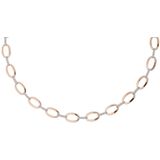 Orphelia - Tweekleurige Ketting - Zilver - Rosé - 925 Zilver - Cubic Zirconia