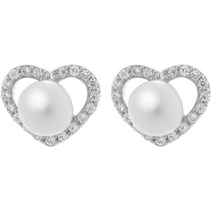 Orphelia ZO-7233 - Oorbel - 925 Zilver - Parel / Zirkonia - 6 mm
