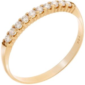 Orphelia RD-3007/55 - Ring - geelgoudkleurige 18 Karaat - Diamant 0.20 ct