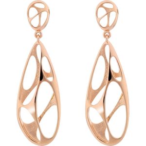 Orphelia - Ava - Oorbellen - Roze - 925 Sterling Zilver