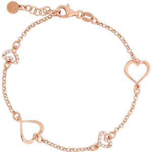 Orphelia - Alfina - Armband - Roze - 925 Sterling Zilver